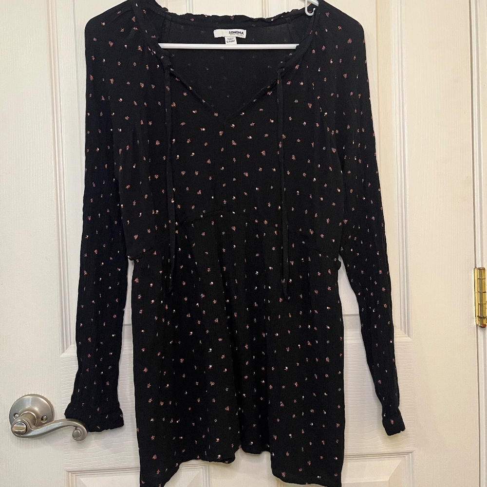 Sonoma Size S-Maternity Long Sleeve Blouse